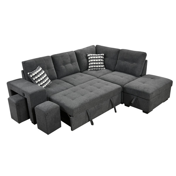 Latitude Run® Sectional Pull Out Sofa Bed Wayfair
